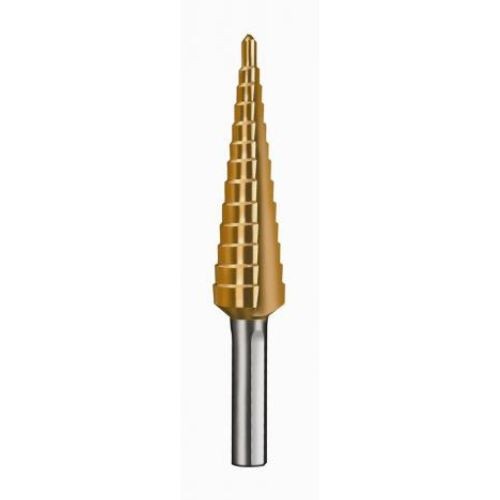 Tool Aid 15060 Titanium Multi-Step Drill Bit, 1/8" to 1/2", High-Speed Steel