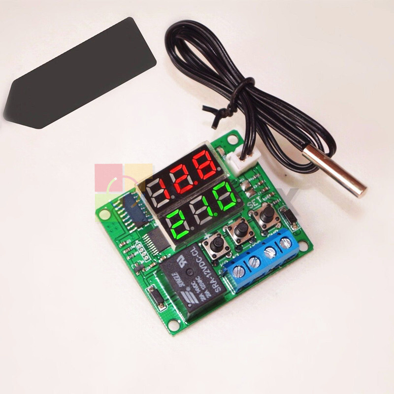 DC 5V Digital W1219 Dual LED Temperature Controller High-precision Thermostat
