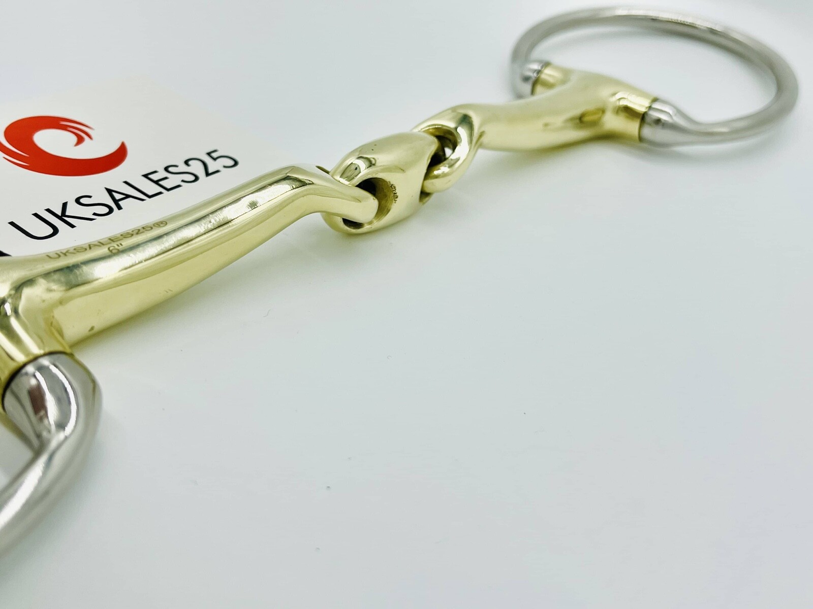 Teether Snaffle Bit 14MM Connecting Angle MP (UKSALES25) On Same Shipping