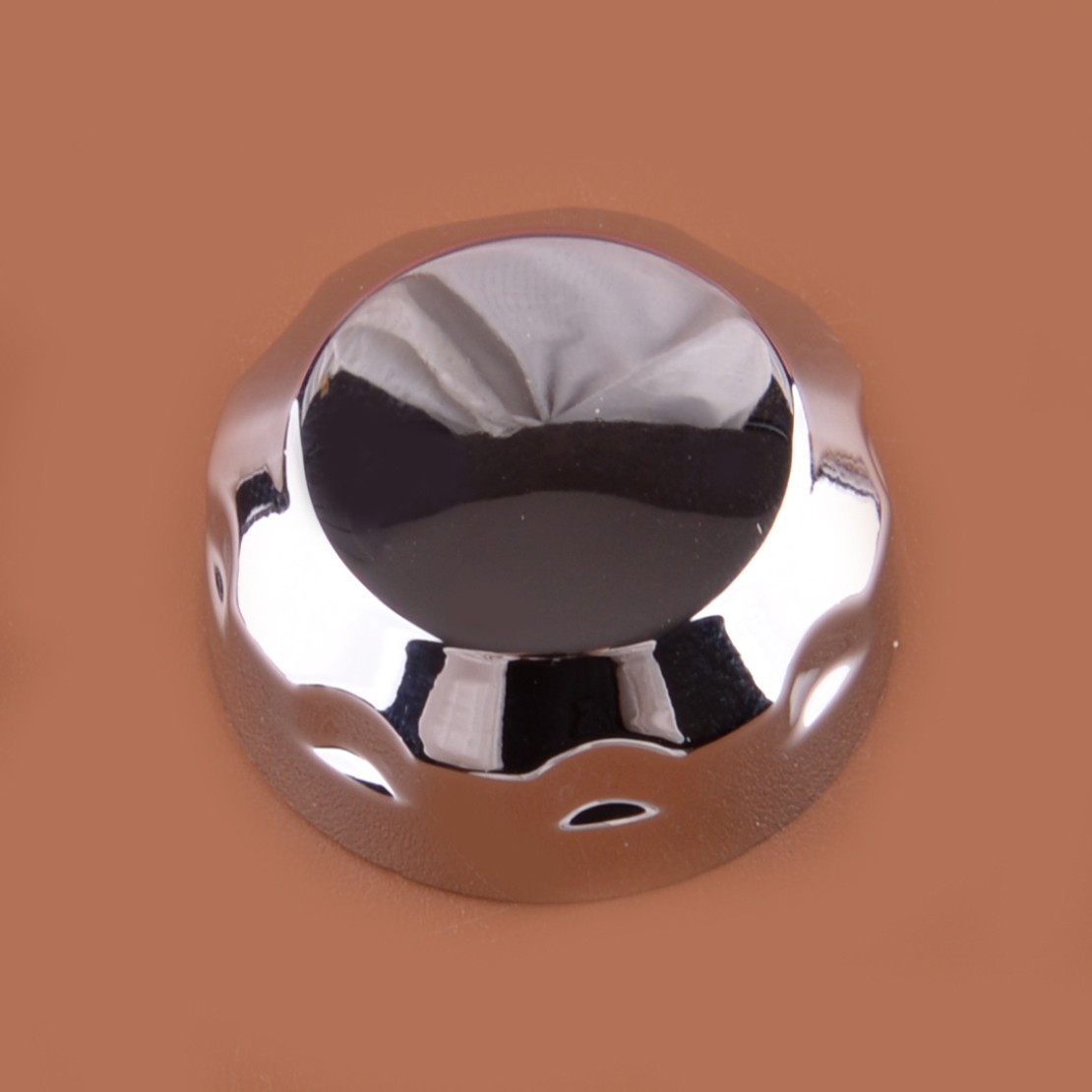 1pcs Silver Radio Switch Knob Trim Cover Fit For Honda Goldwing GL1800 2001-2011