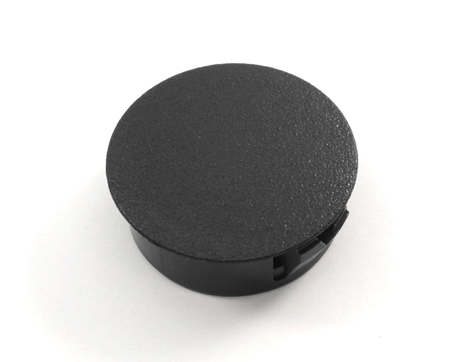 Black Nylon Hole Plugs Fits 1 1/8" Diameter - Slightly Domed