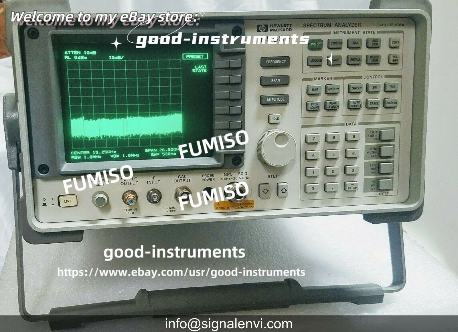 HP/Agilent 8563E,, Fresh Align and CAL - 26.5 GHz Spectrum Analyzer*go
