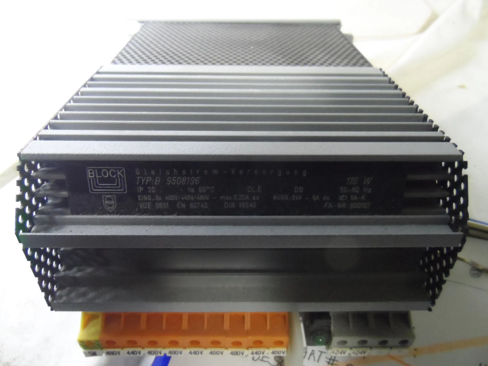 GLEICHSTROM-VERSORGUNG, B9508196 POWER SUPPLY-Used