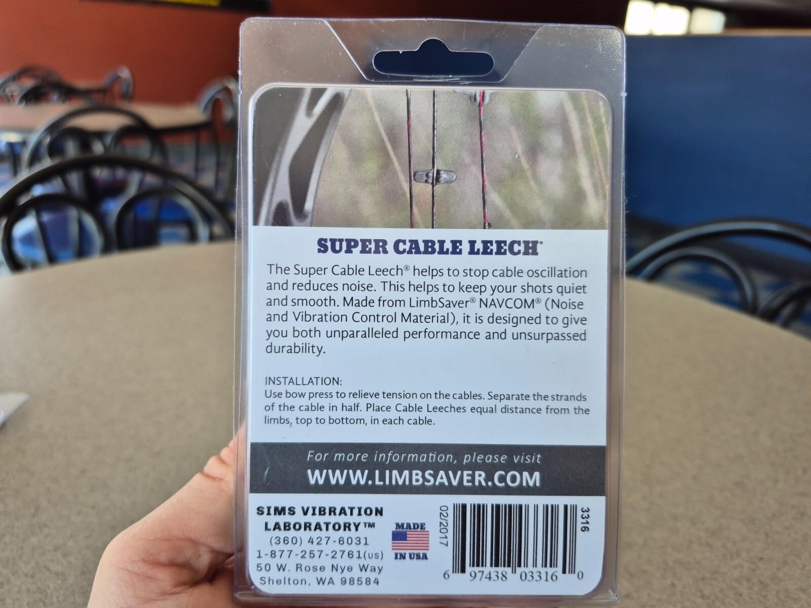 NIP Limbsaver Super Bow Cable Leech Dampeners- 4 pack #3316