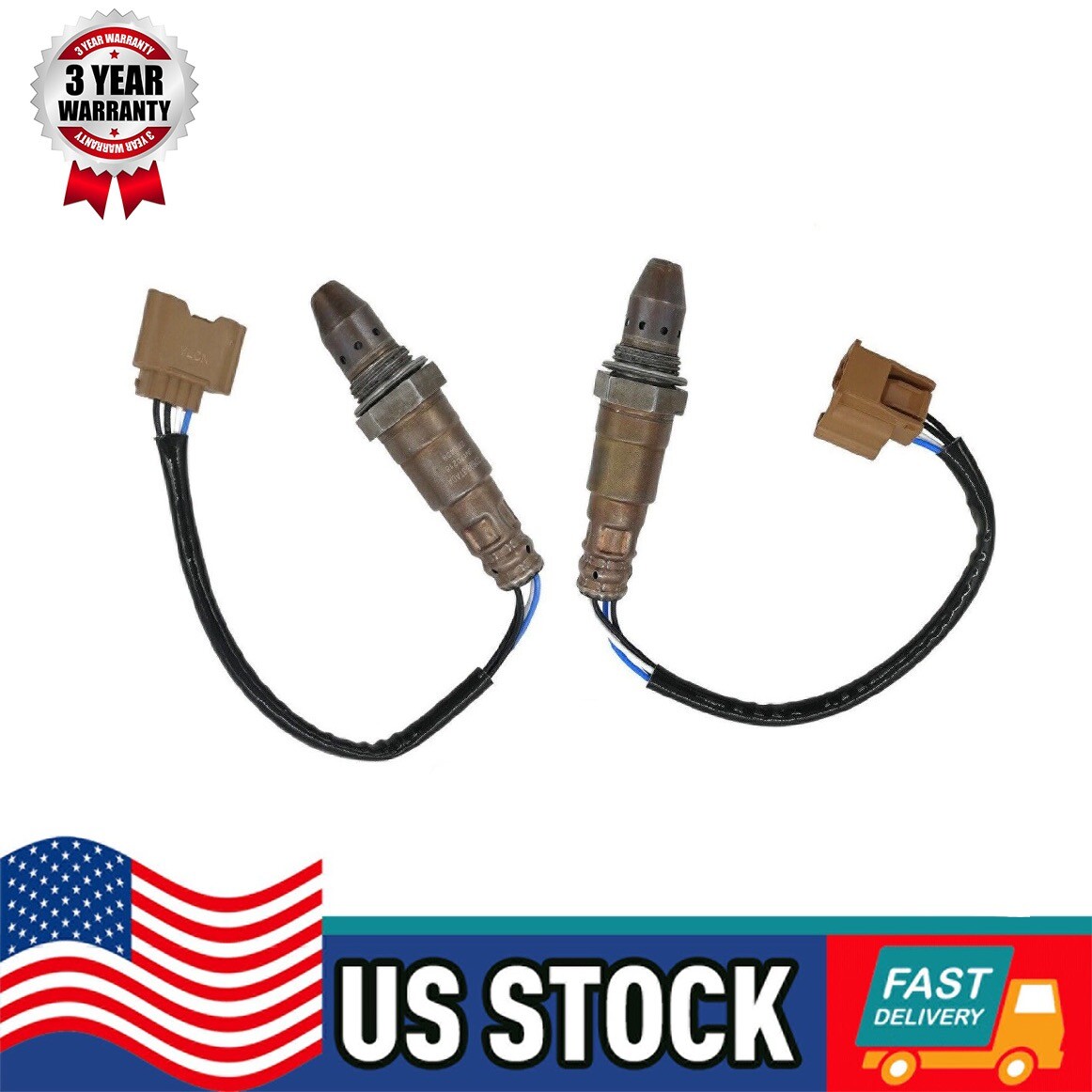 2pcs Upstream Left+Right Oxygen Sensor For NISSAN VERSA 1.6L L4 2016 2017 2018