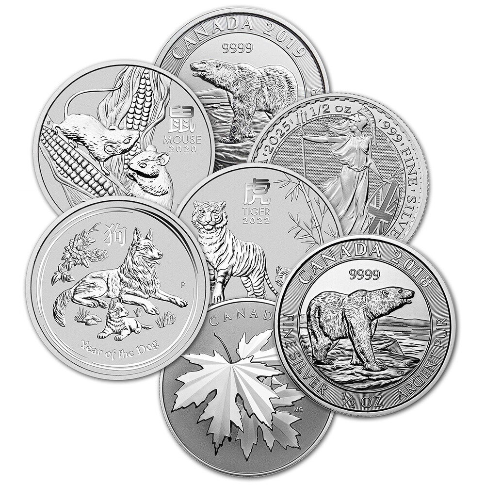 1/2 oz Silver Coin - Random Sovereign Mint - Secondary Market