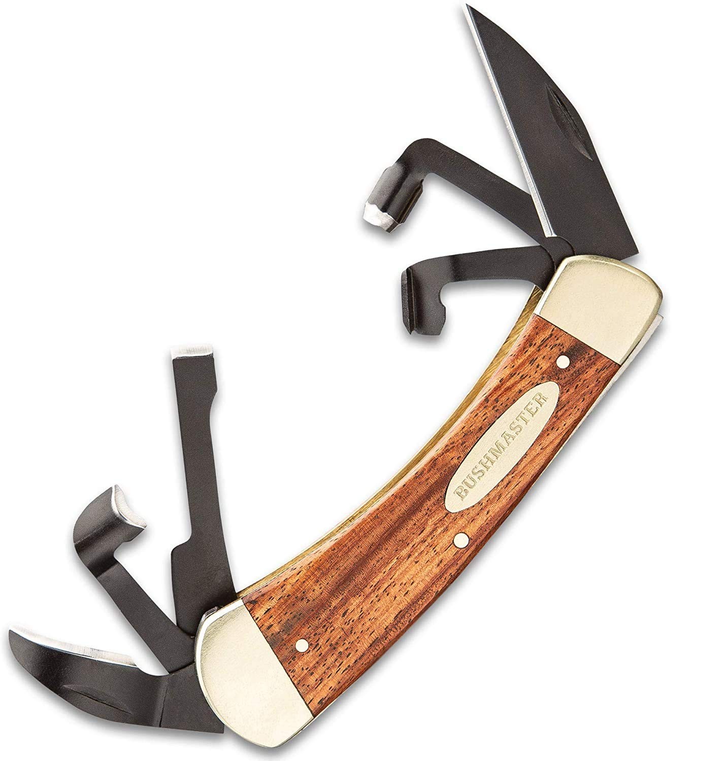 Bushmaster Classic Whittler’s Pocket Knife | Folding Whittling Knife with 6 Wood