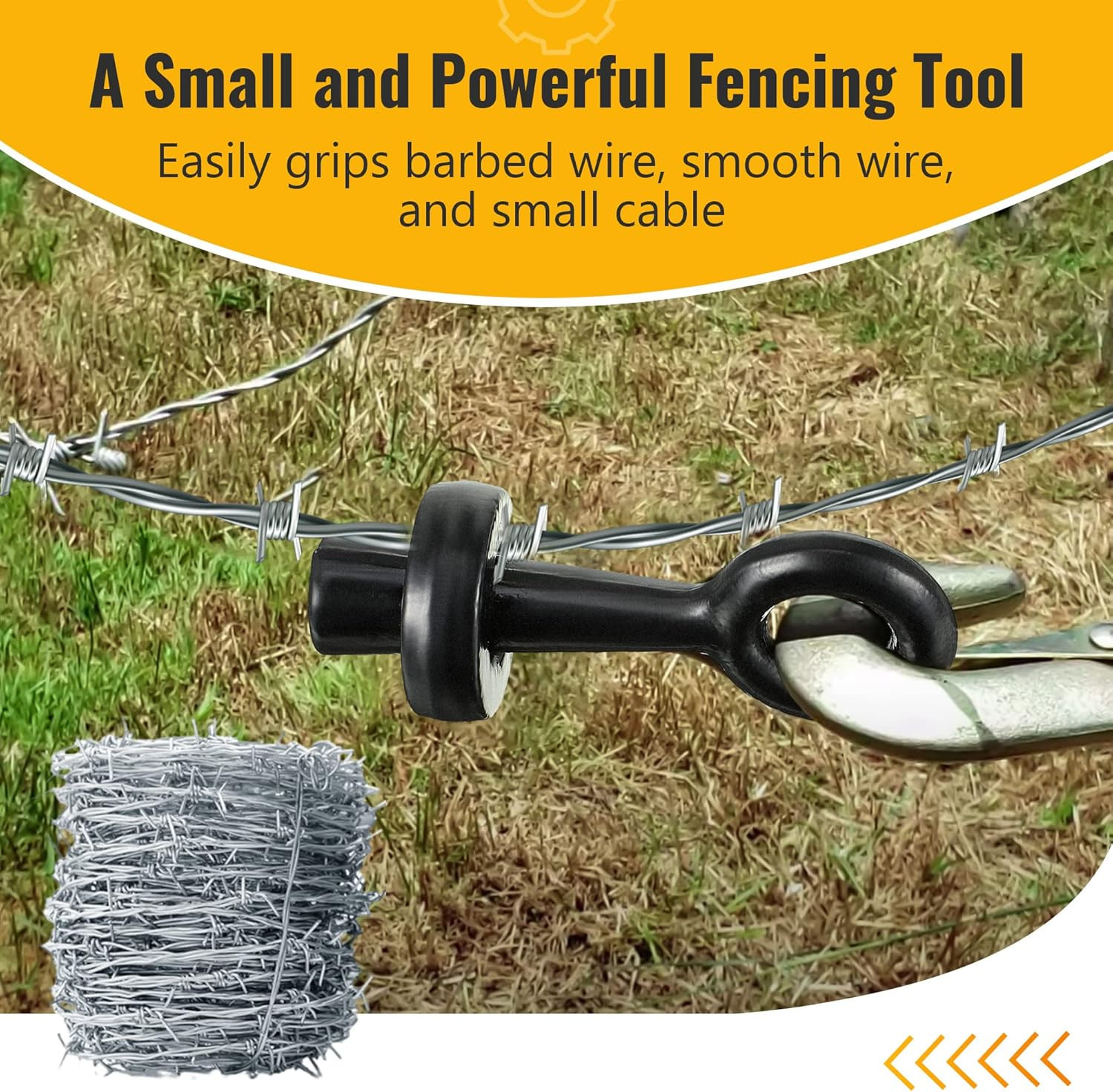 Barbed Wire Pullers, Replacement for S16111000 Wire Gripper for Barb Wire, Fe...