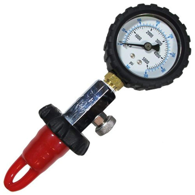Scuba Choice Din Tank Pressure Checker - 5000 Psi/350 Bar Gauge Durable