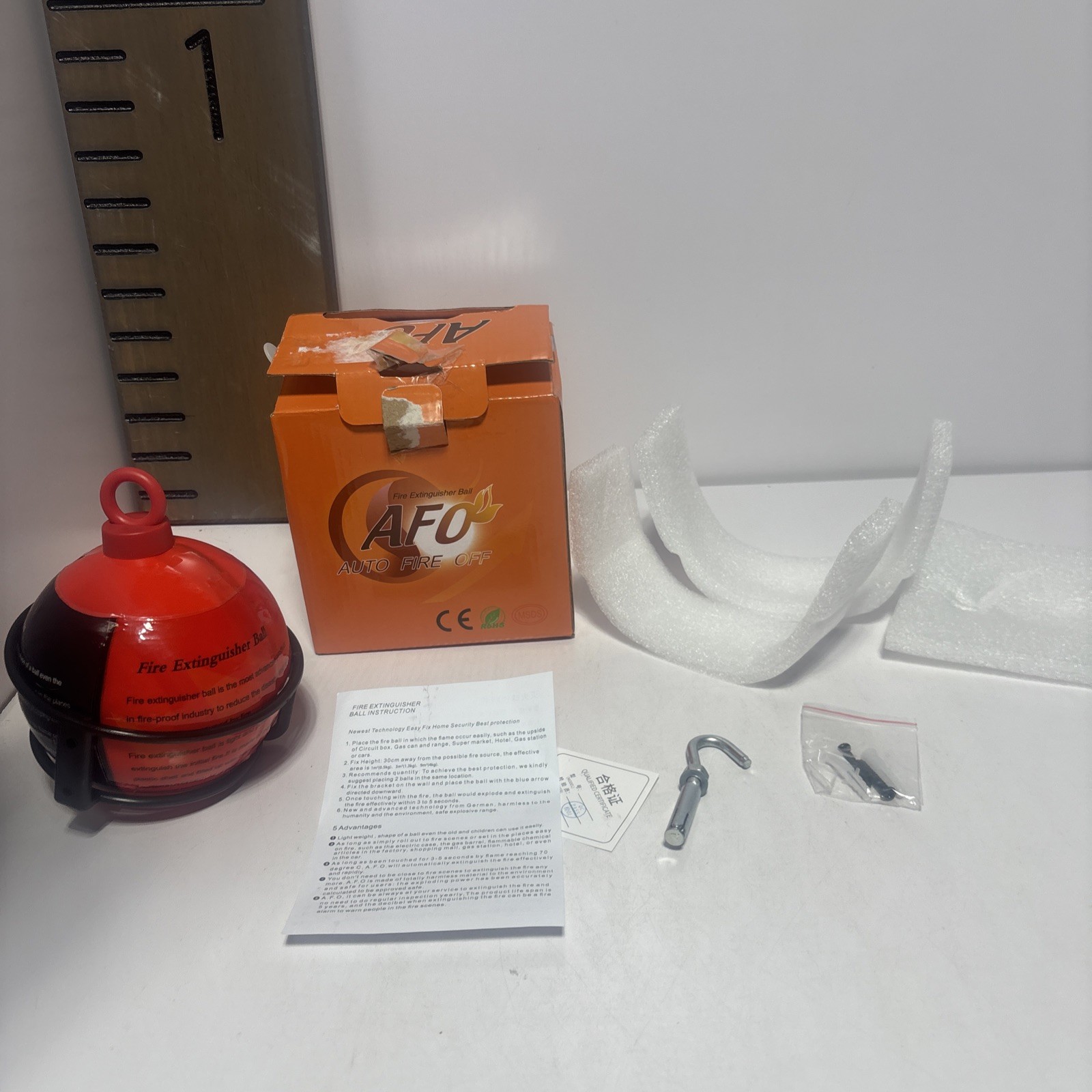 AFO AUTO FIRE OFF Fire Extinguishing Ball
