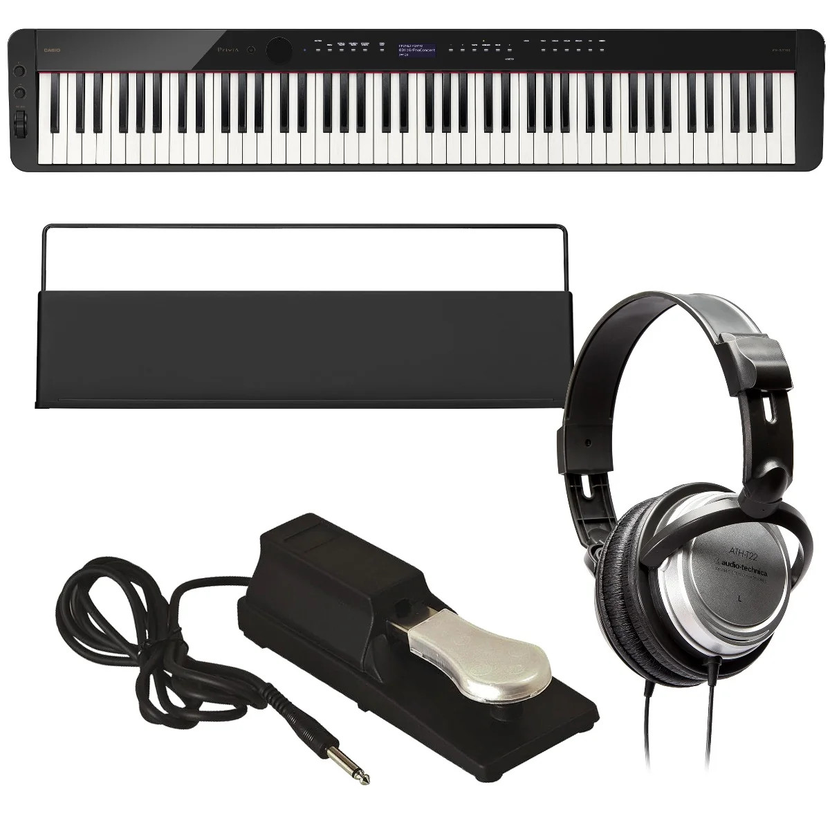 Casio PX-S3100 Digital Piano - Black BONUS PAK