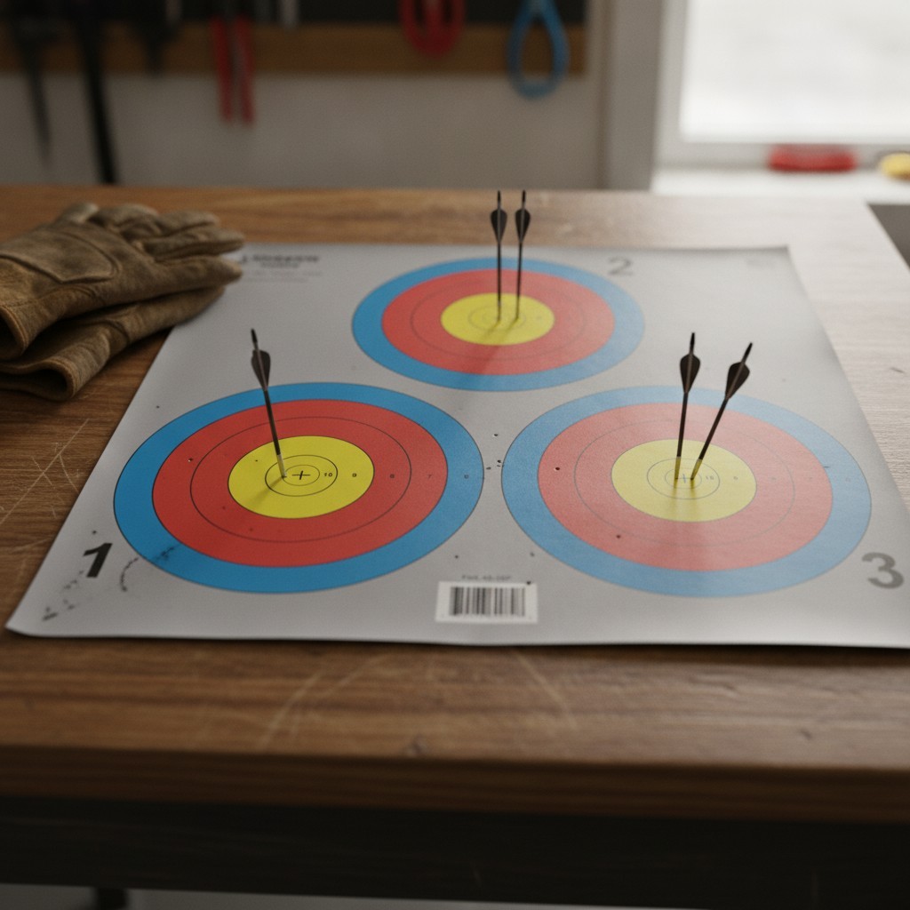 Longbow 40cm 20 Pack Targets - Enhance Your Target Archery Skills Effortlessly