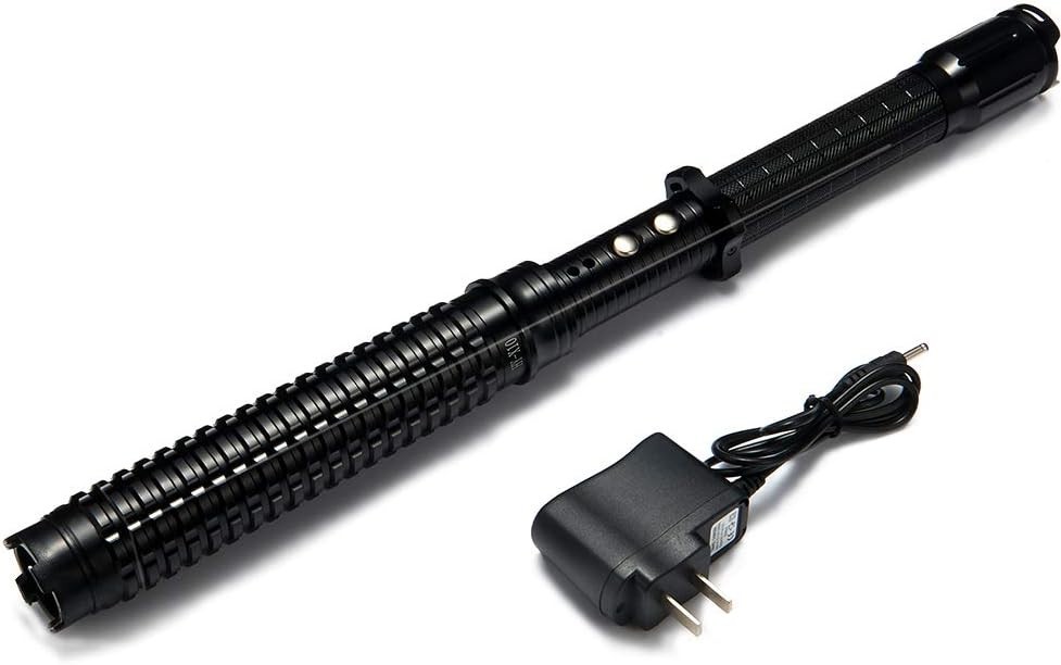 Advanced Self-Defense Tool: 80 Million Volt LED Flashlight - Adjustable 18.9in