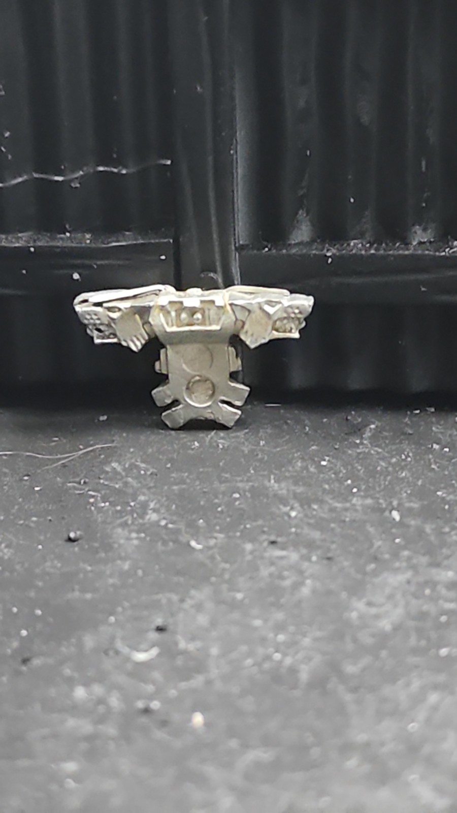 OOP Warhammer 40k Bits Space Marines Space Wolves Wolf Head Backpack Metal Multi