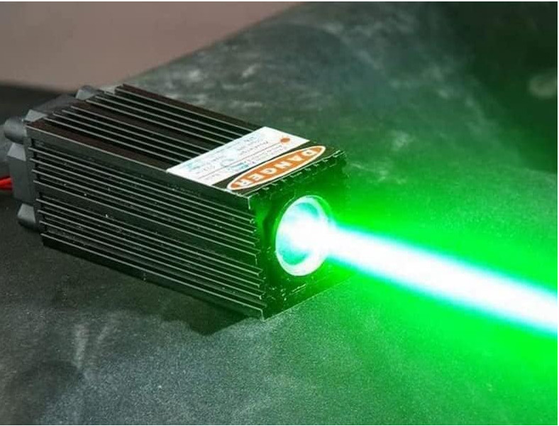 Industrial 80mW-100mW 532nm Green Laser Diode Module Fat Beam LED Lights 12V