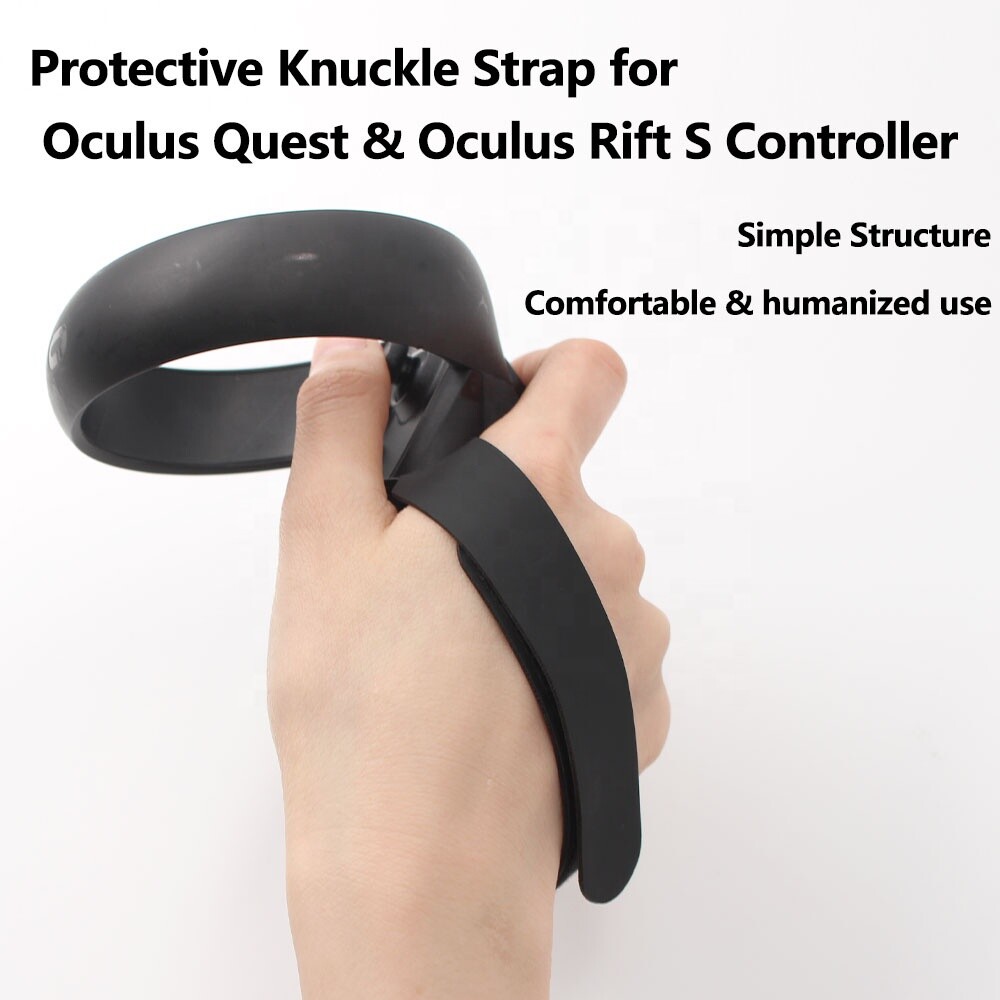 Knuckle Strap for Oculus Quest Touch Controller & VR Headset Lens Dust Cover