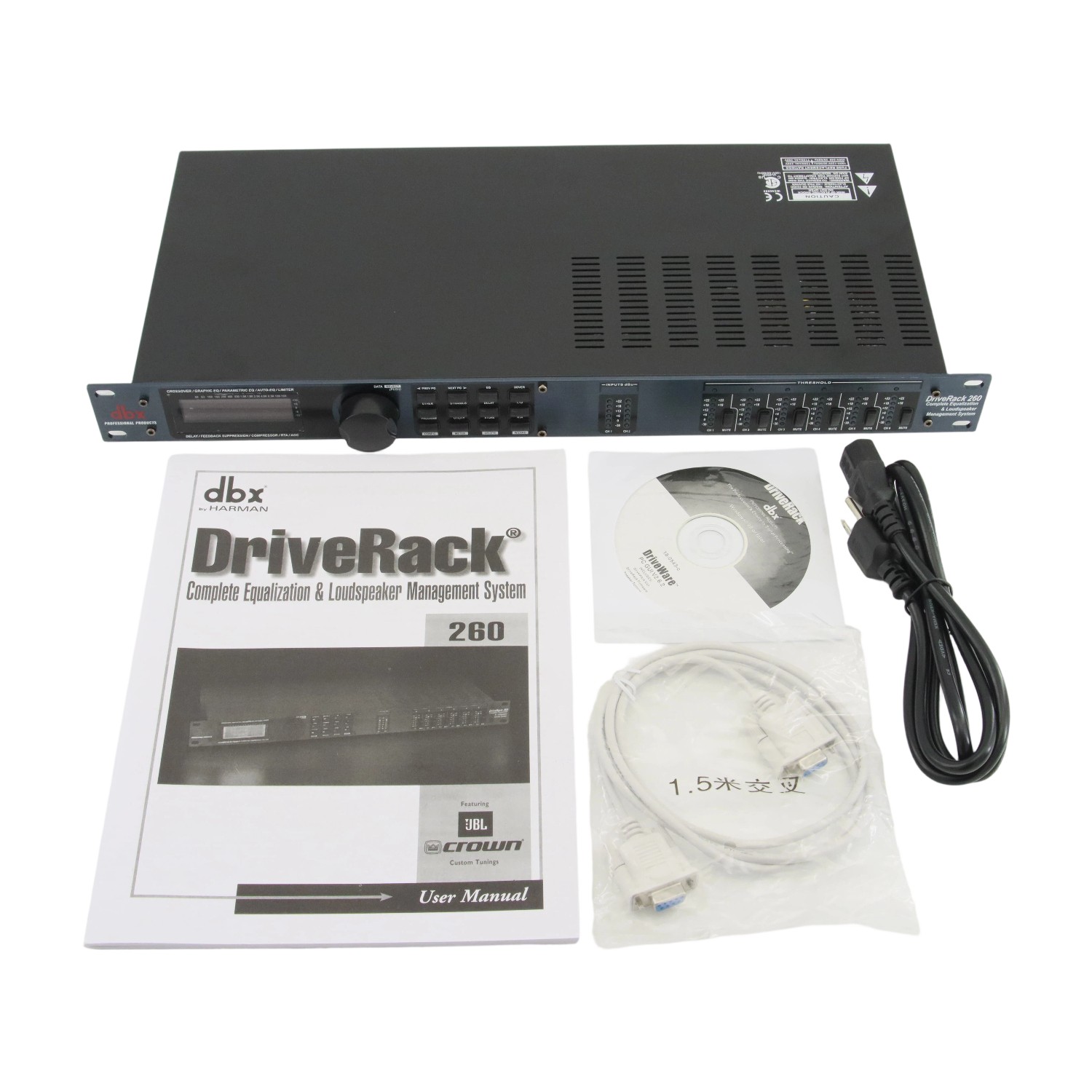 NEW DBX DriveRack 260 Loudspeaker Management System 2 In - 6 Out 100-120V
