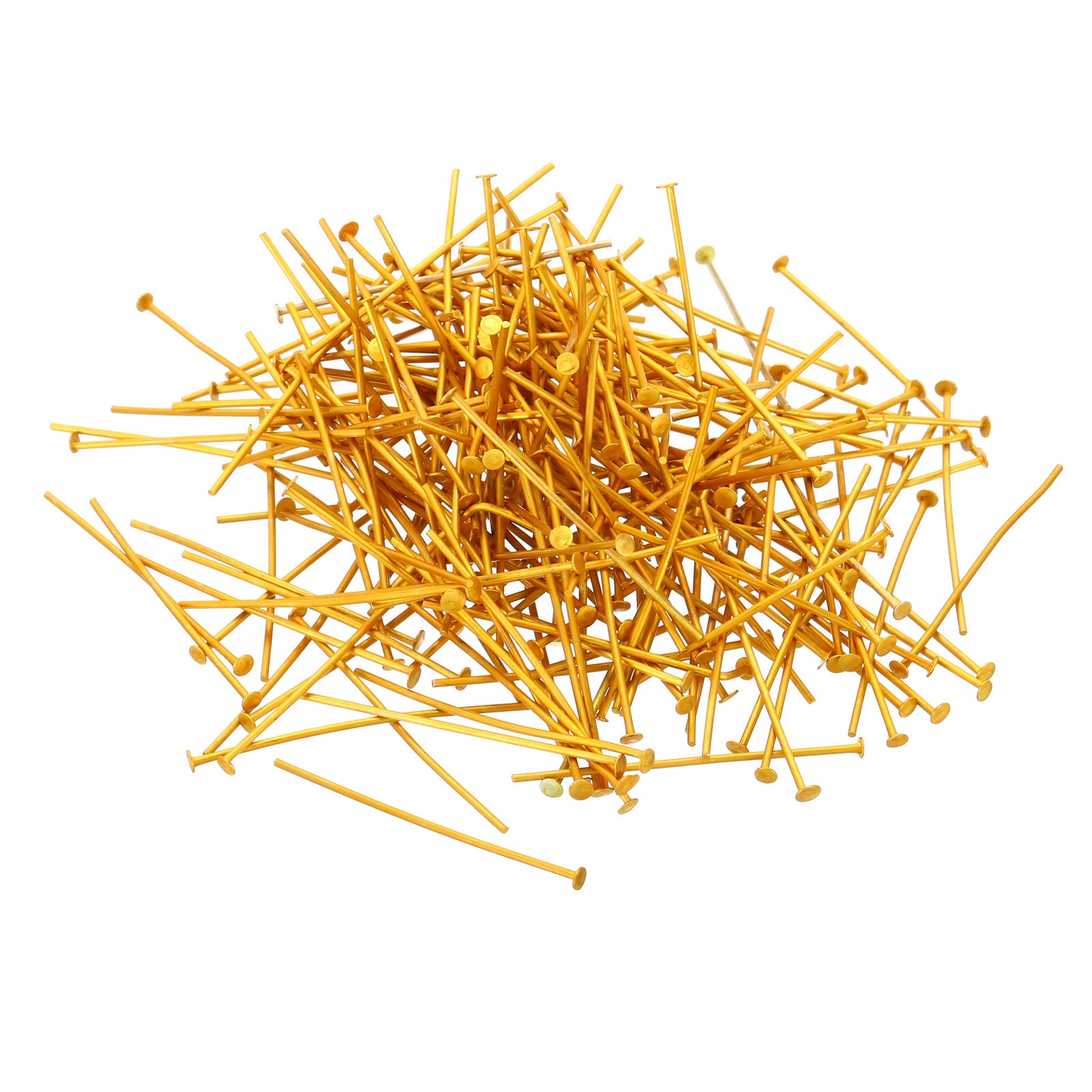 230Pcs 41mm Length Chandelier Connector Clip Pins Prism Aluminium Pins Golden