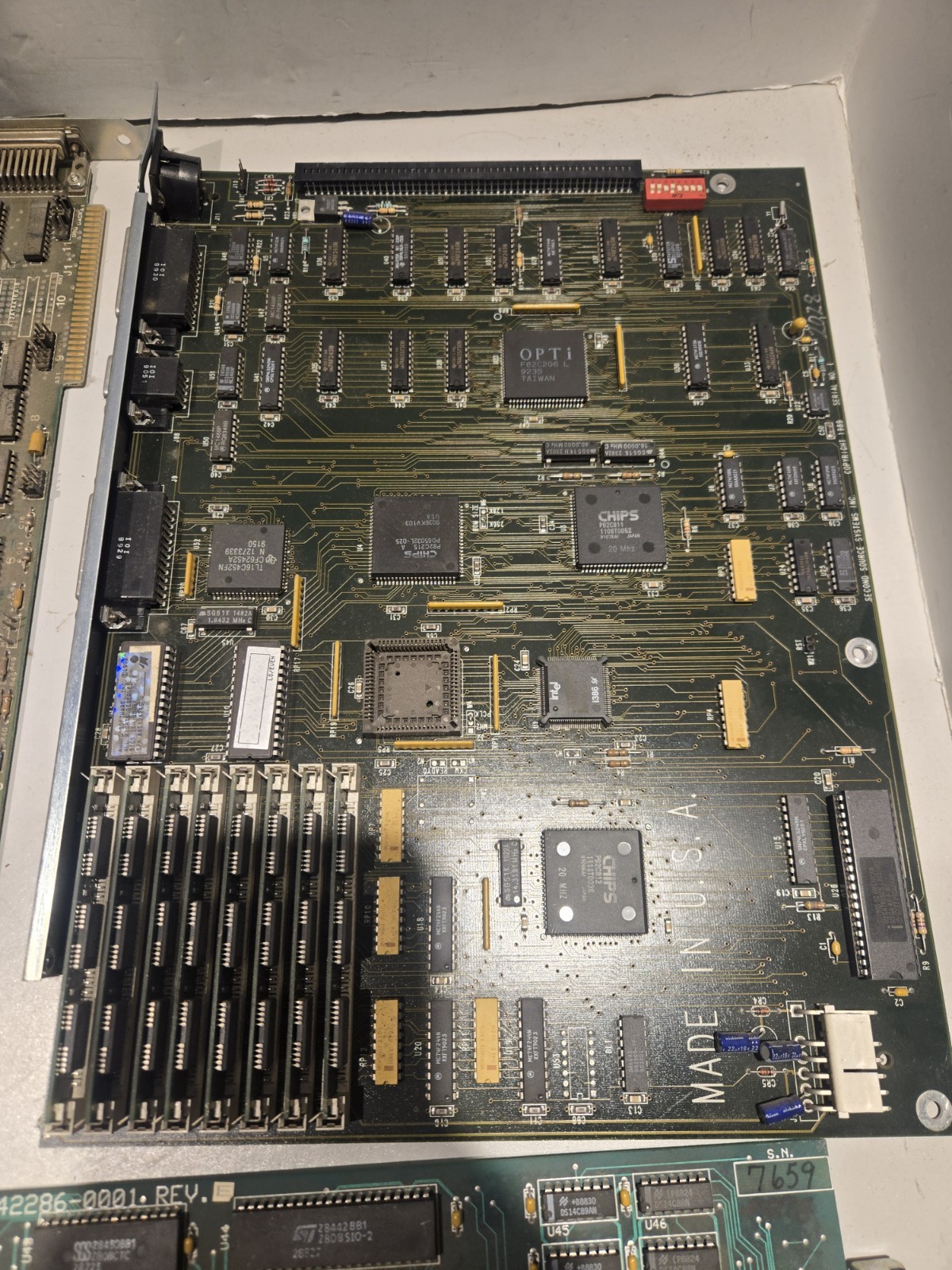 Vintage Texas instruments System 1100 Boards Untested Read Description