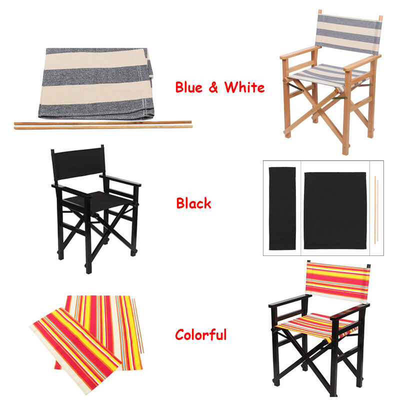Directors Chairs Replacement Canvas Cover Stool Protector Seat Covers Casual New