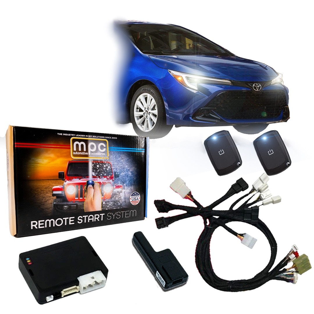 1-Button Remote Start Kit For 2023-2025 Toyota Corolla - Gas - Push To Start -