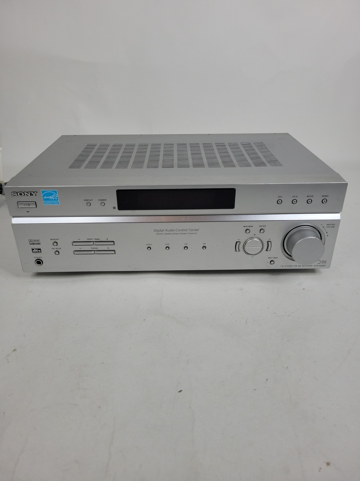 Sony STR-K660P / FM Stereo / AM-FM Receiver - No Remote