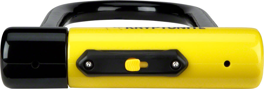 Kryptonite York U-Lock - 4 x 8 Keyed Black Includes Bracket Bicycle Lock