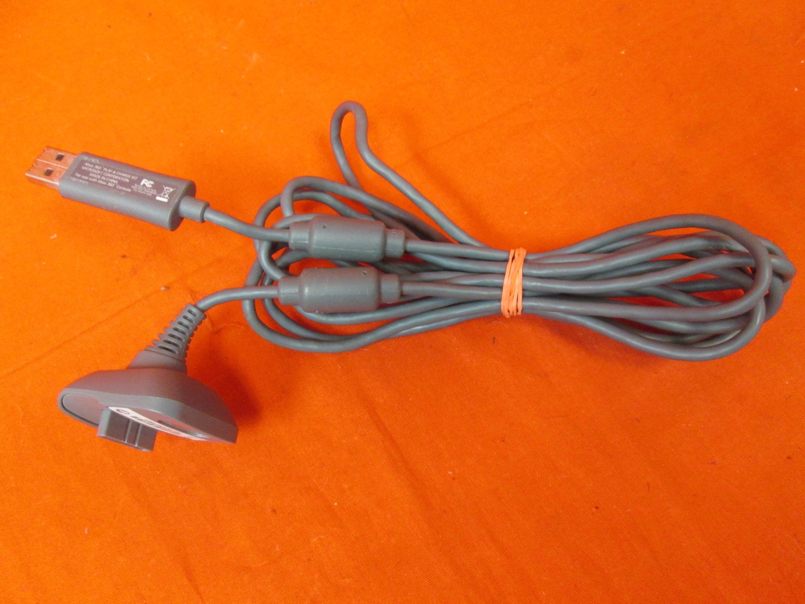 Microsoft OEM Xbox 360 Play & Charge USB Cable Only Very Good 9054