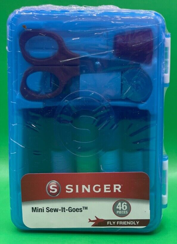 New Singer Essentials Mini to Go Sew Kit, 46 Pieces
