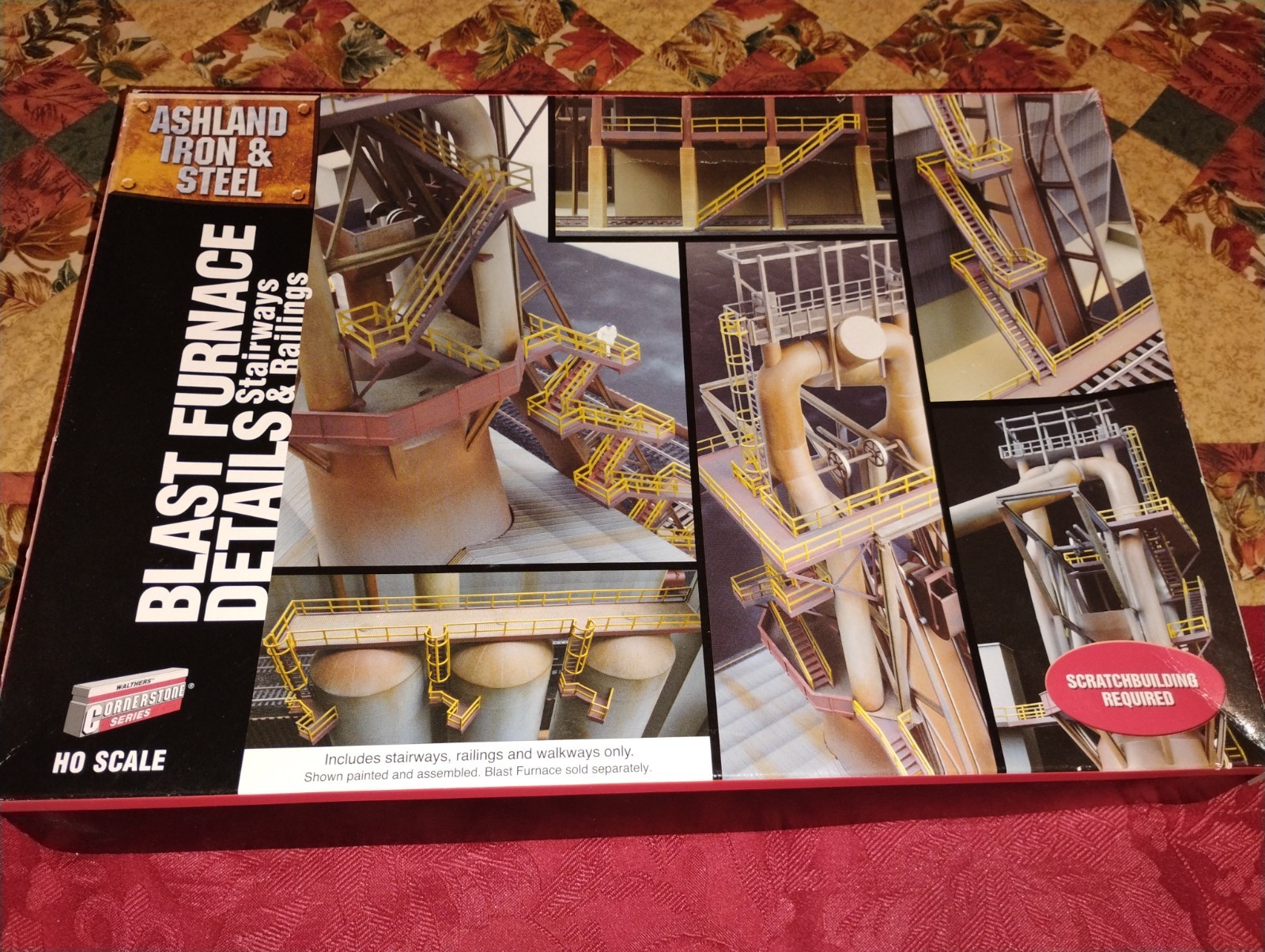 Walthers Ashland Iron & Steel Blast Furnace Detail Stairways & railings 933-2965