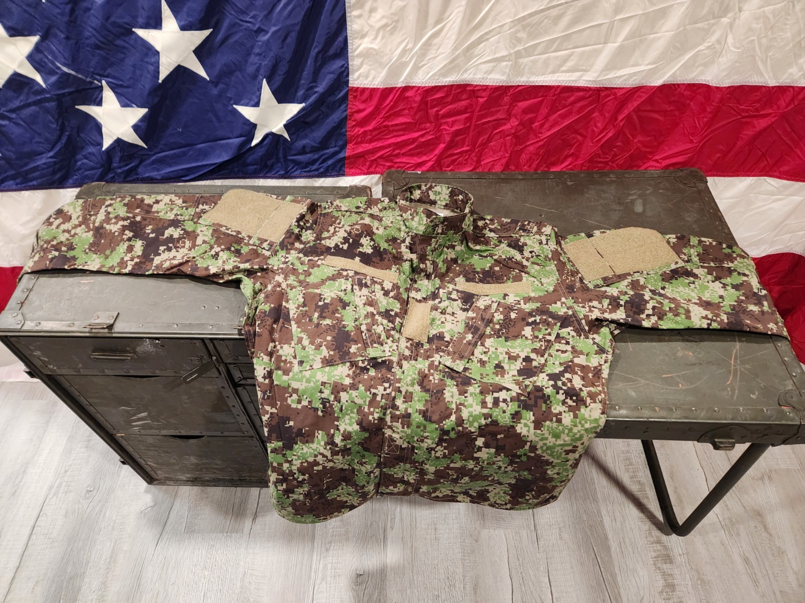 [NEW/UNISSUED] Authentic ANA "Spec4ce Afghan Forest" Digital Uniform Set