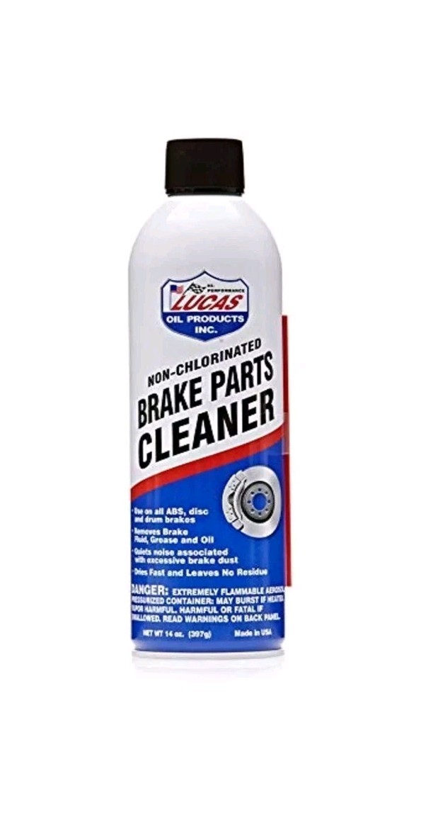 Lucas Oil 10906 Non-Chlorinated Brake Parts Cleaner - 14 Ounce