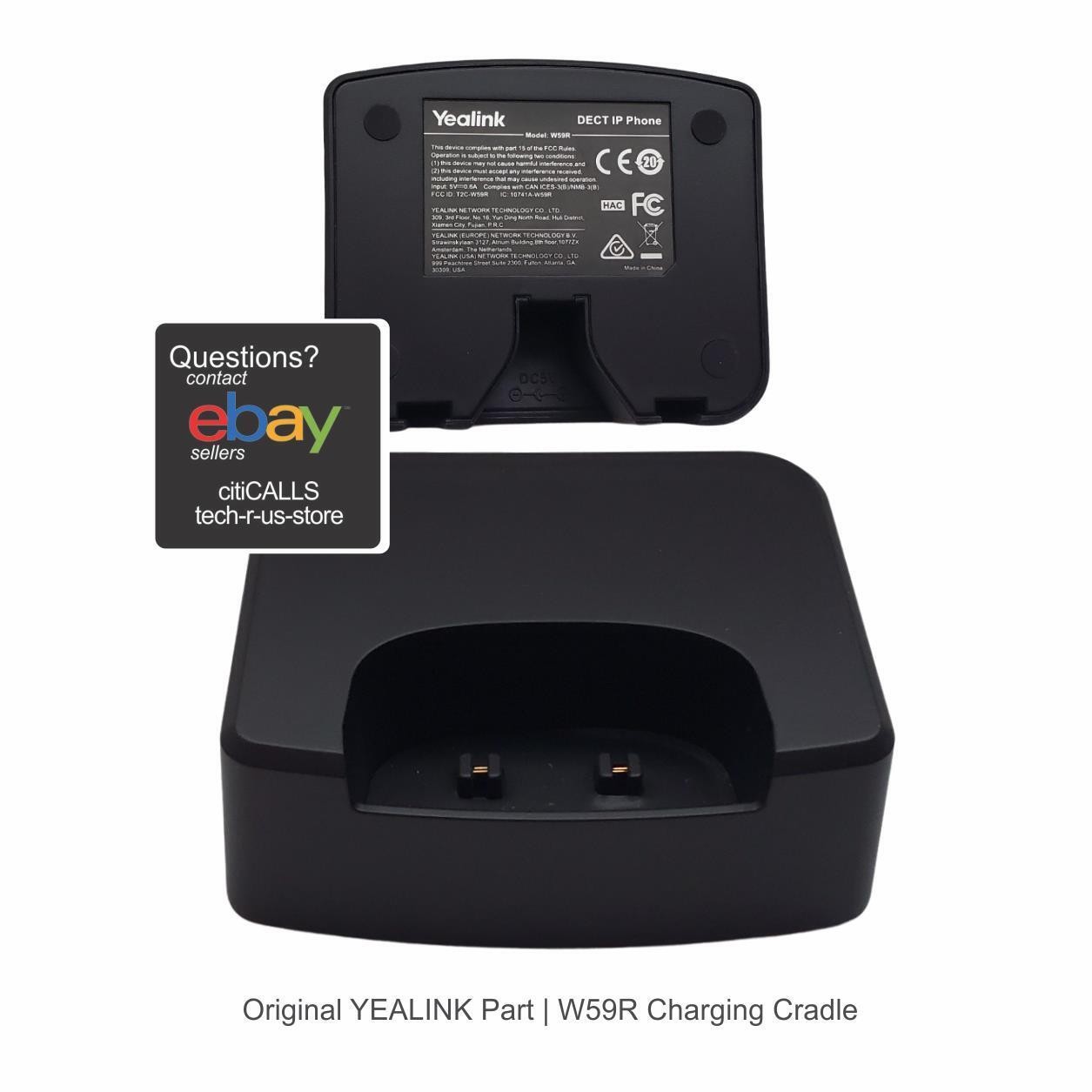 Yealink CCD-W59R 230200600001 Charging Cradle, Power Adapter Not Included