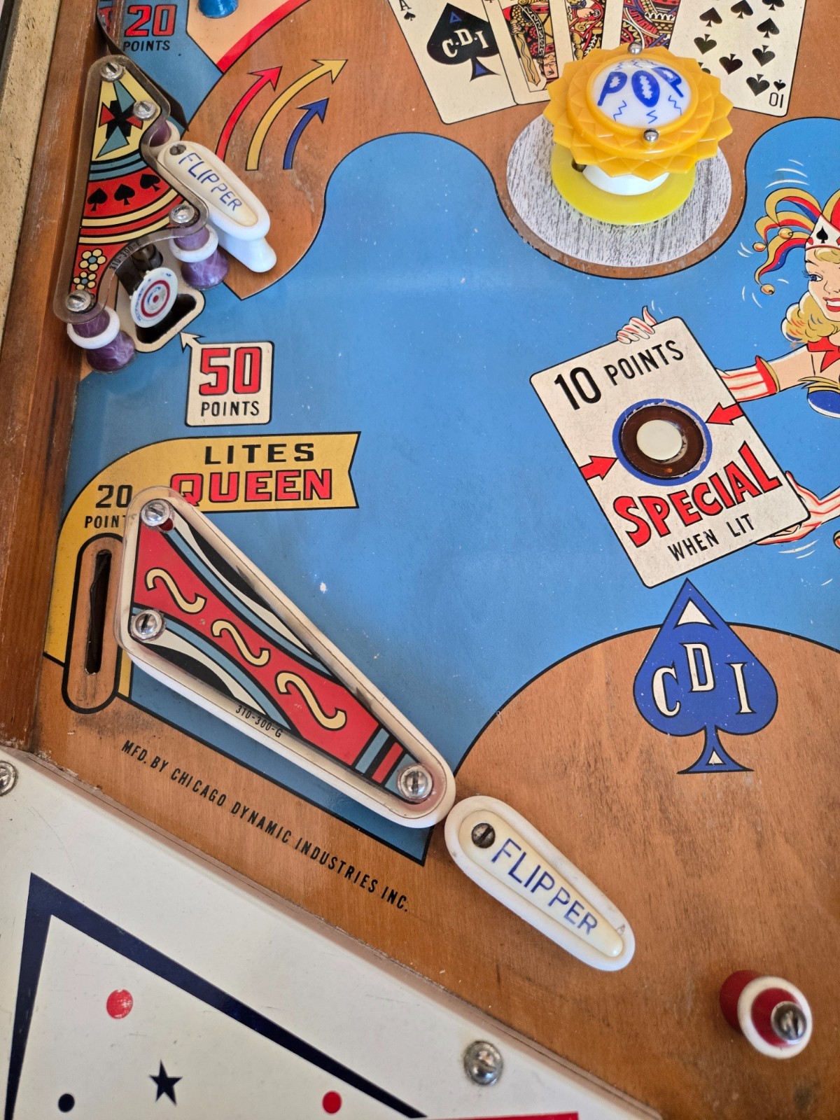 Refurbished Royal Flash Pinball Machine (Chicago Coin) 1964