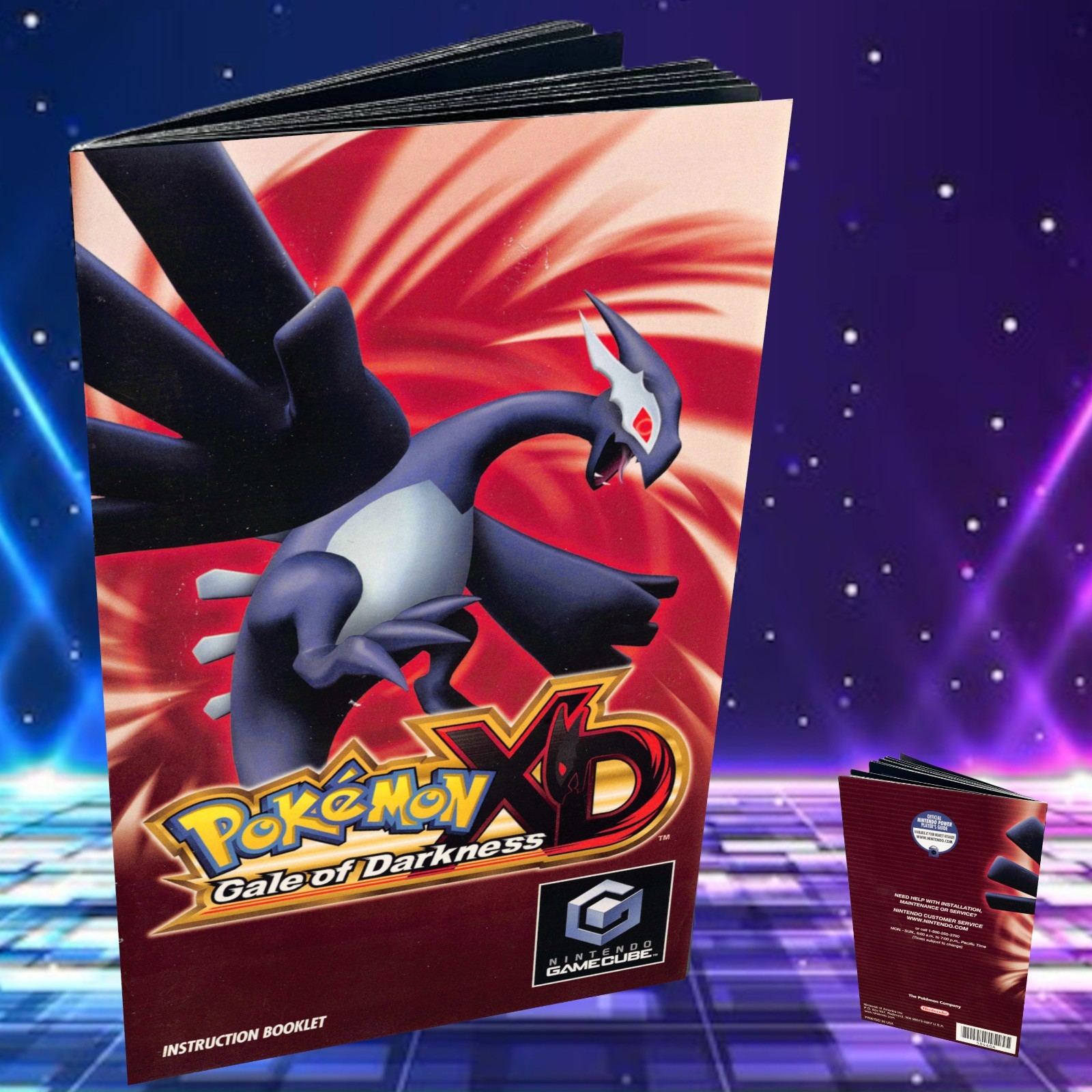 Replacement Manual for - Pokemon Gale of Darkness - GameCube Instruction Booklet