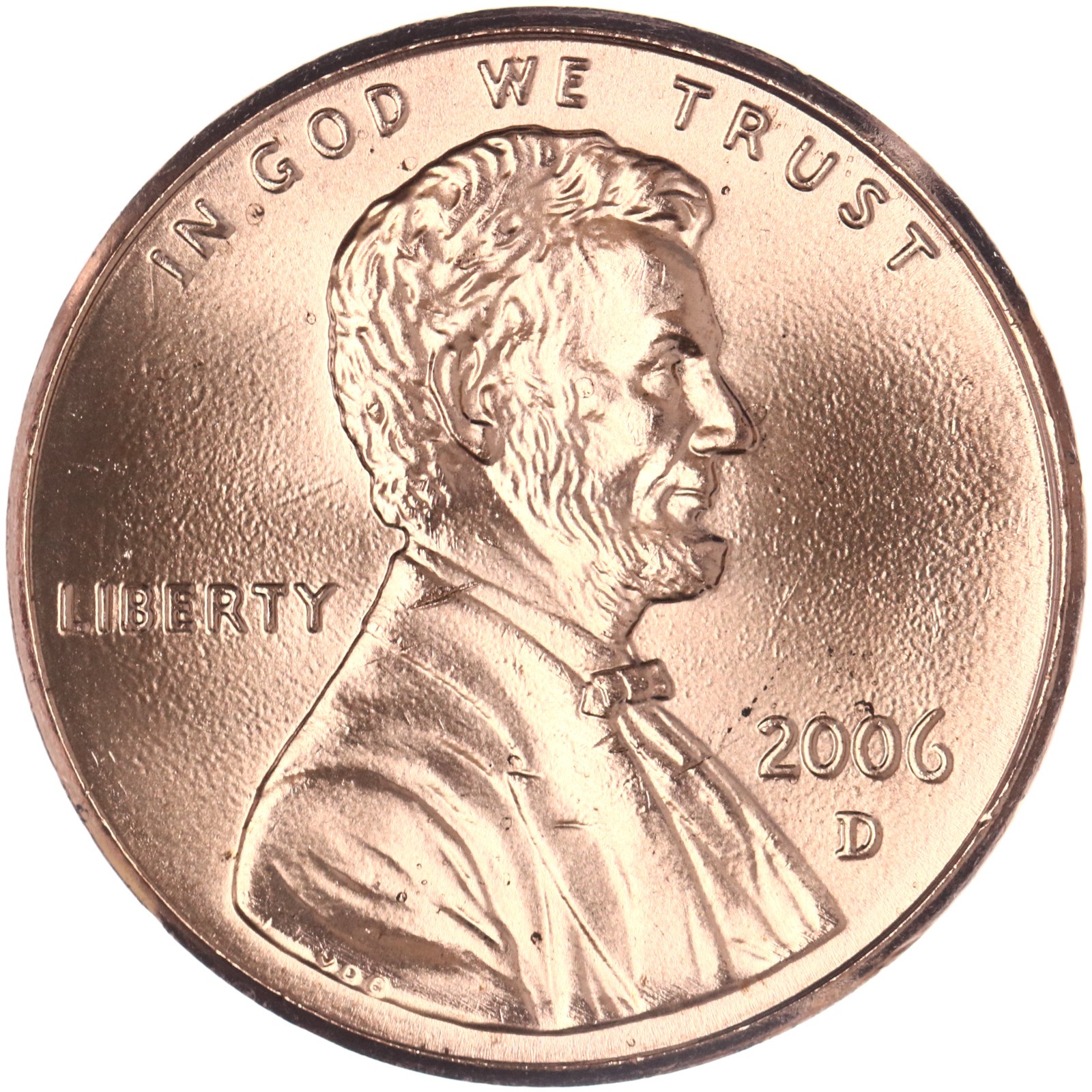 2006 D Lincoln Memorial Cent BU Penny