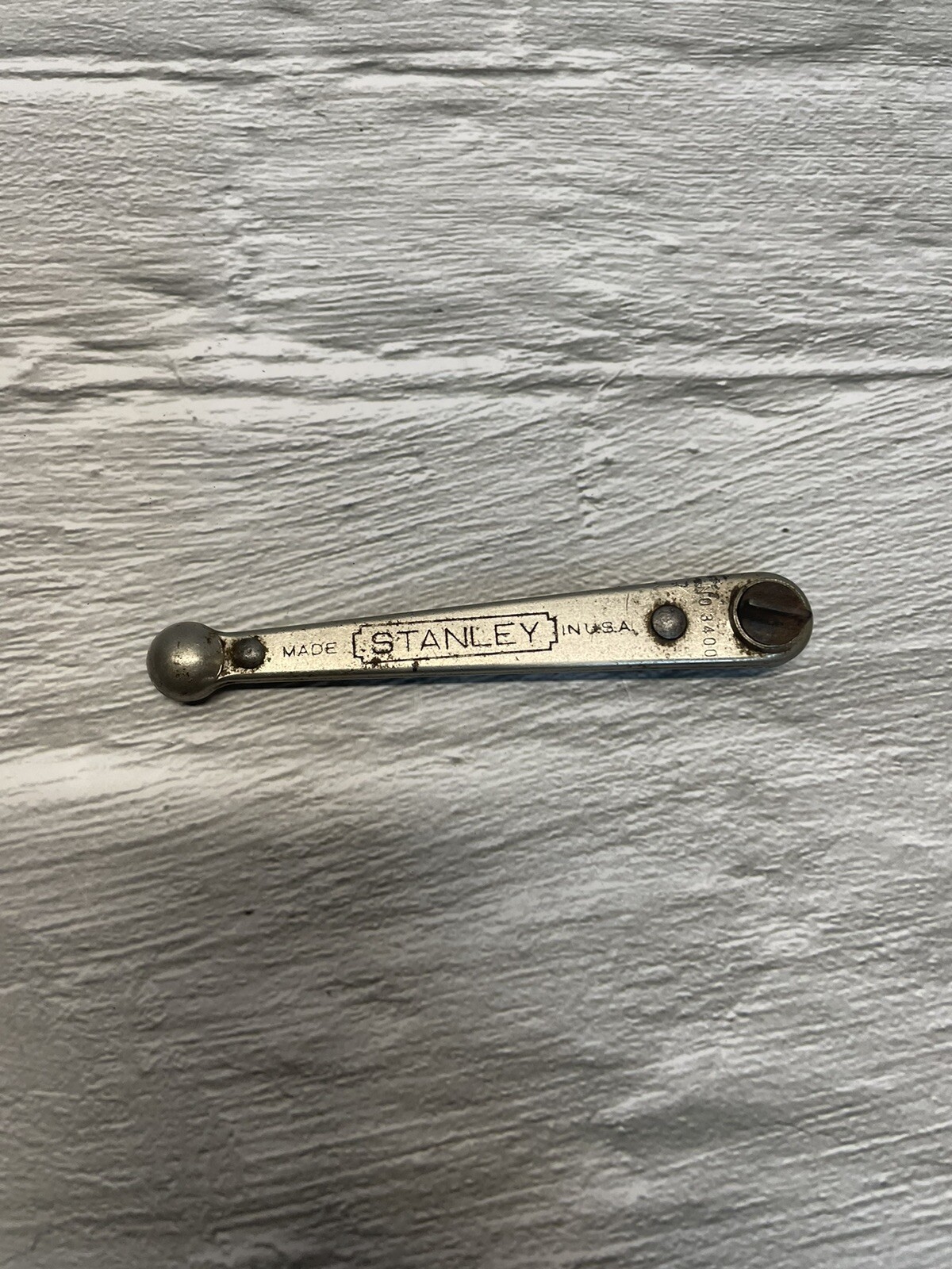 Vintage Stanley Yankee No. 3400 Offset Ratchet Slotted Screwdriver Made in USA