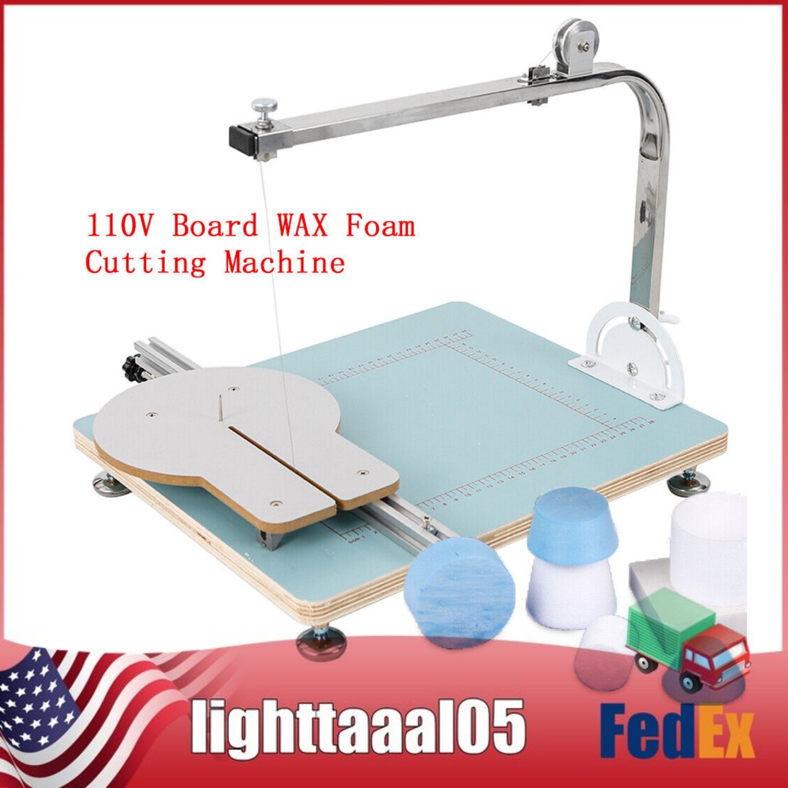 Foam Cutting Machine hot wire Styrofoam Sponge Cutter Table Tool Hot Wire NEW