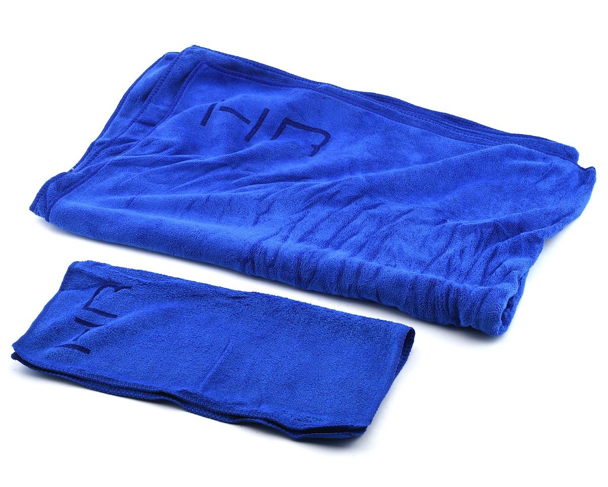 Hot Racing Pit Towel Set (Blue) (2) (90x60cm/30x30cm) [HRASDW996T06]