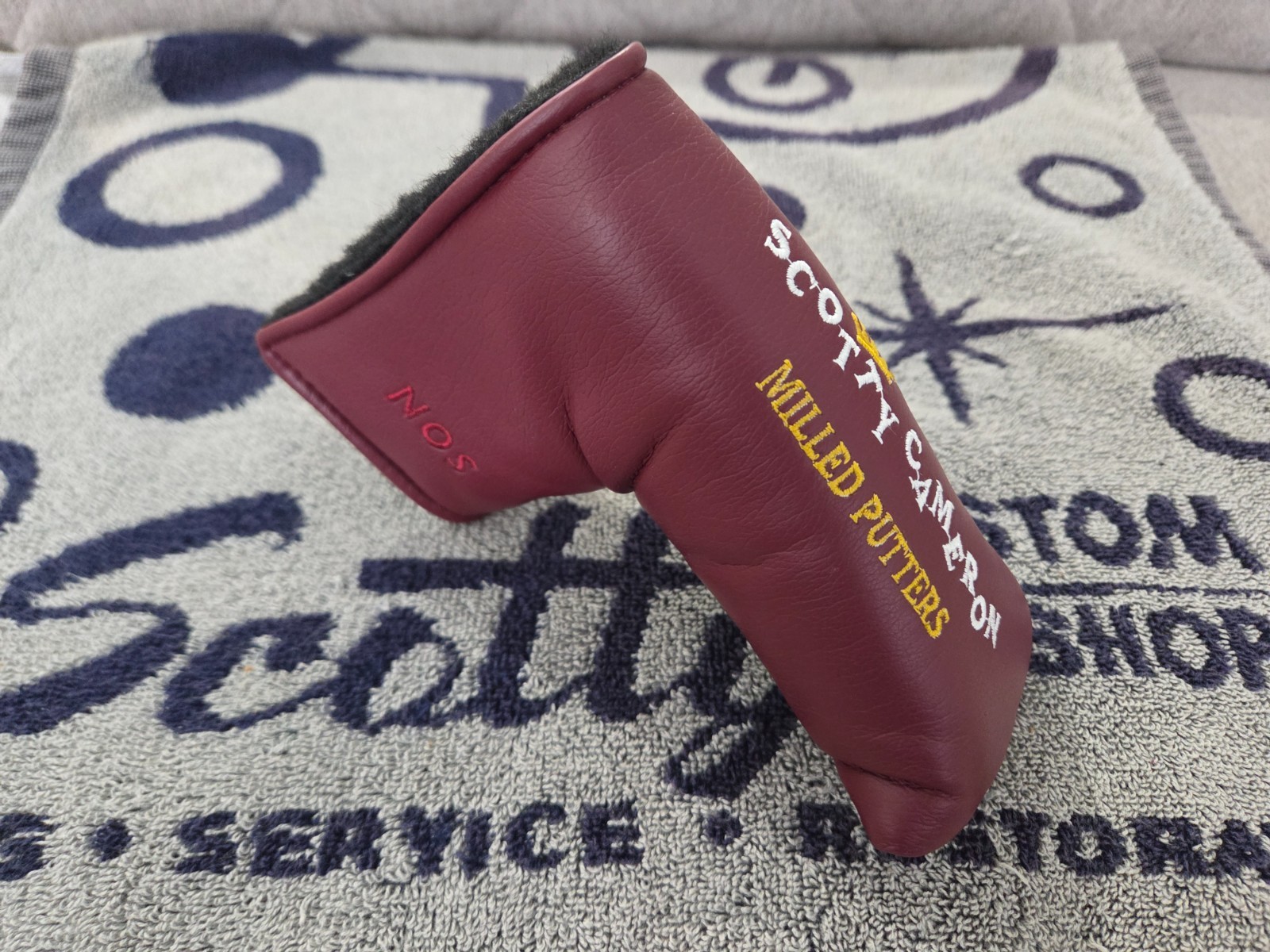 Scotty Cameron Milled Putters NOS Burgundy Putter head cover blade headcover⛳⛳⛳