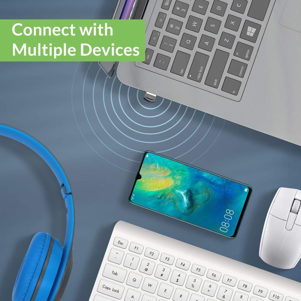 Avantree DG45 USB Bluetooth Adapter Dongle for PC, Computer, Desktop & Black