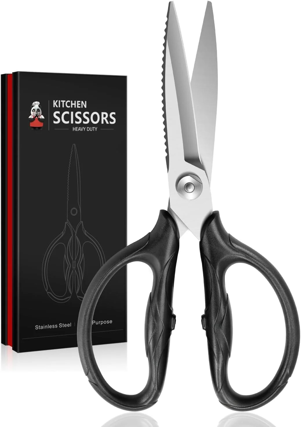 SHAN ZU 8.4" Heavy Duty Kitchen Scissors - All Purpose Japanese Shears | 5Cr15Mo