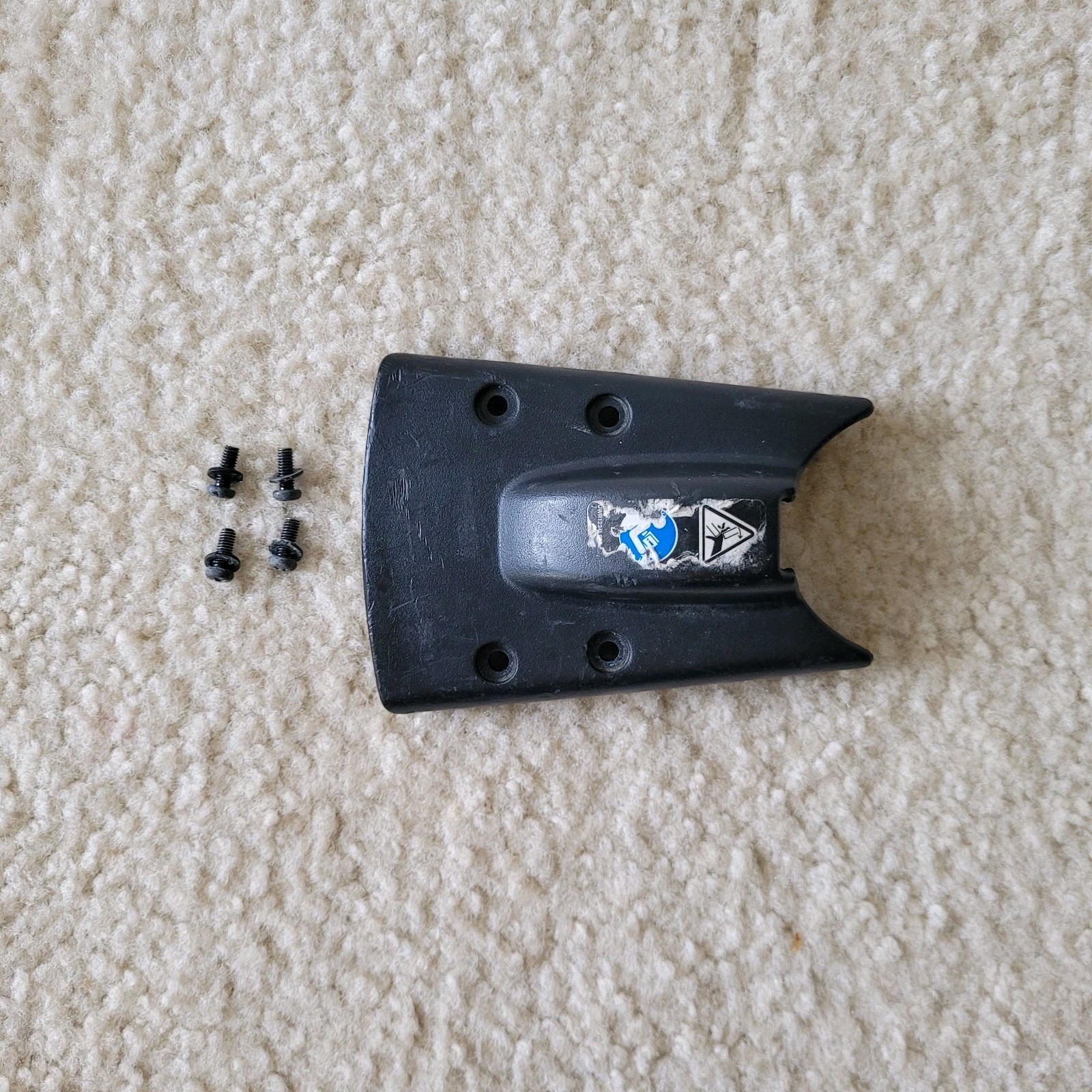 Pride Scooter GoGo Elite Traveller Motor Latch Lever Plastic Handle & 4 screws.