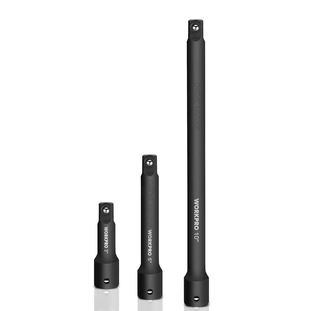 NEW 1/2inch Drive Impact Extension Bar Set 3PC Socket Extensions 3” 6” 8”