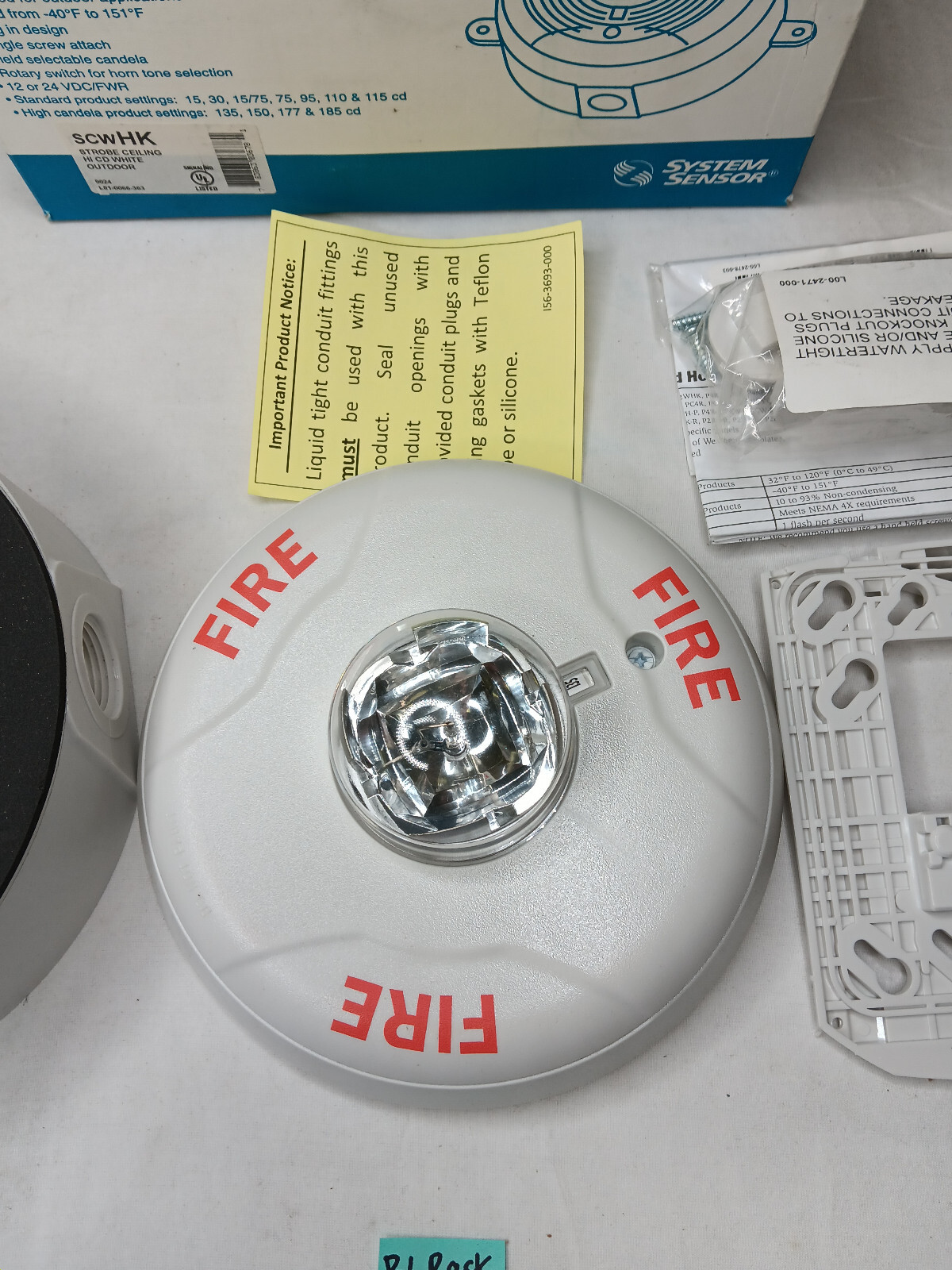 System Sensor SCWHK