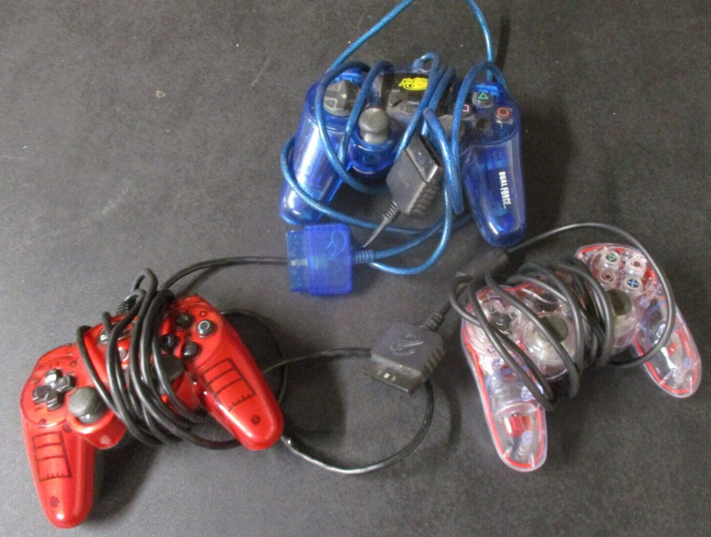 3 Playstation Controllers, Gamestop, Madcatz UNTESTED