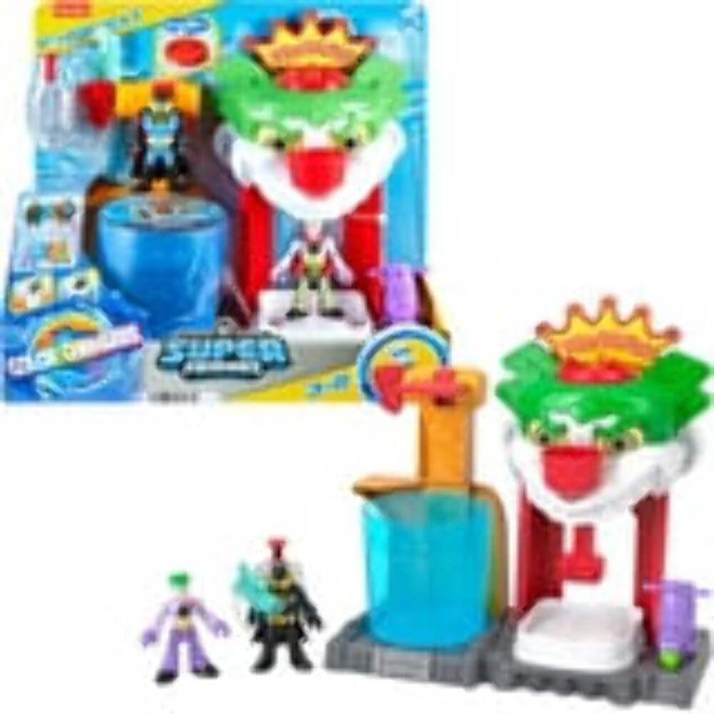 Imaginext DC Super Friends Batman Playset w/Color Changing -The Joker Funhouse
