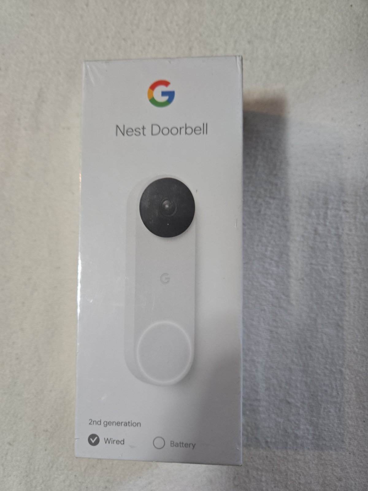 Google Nest Doorbell, Wired - Snow