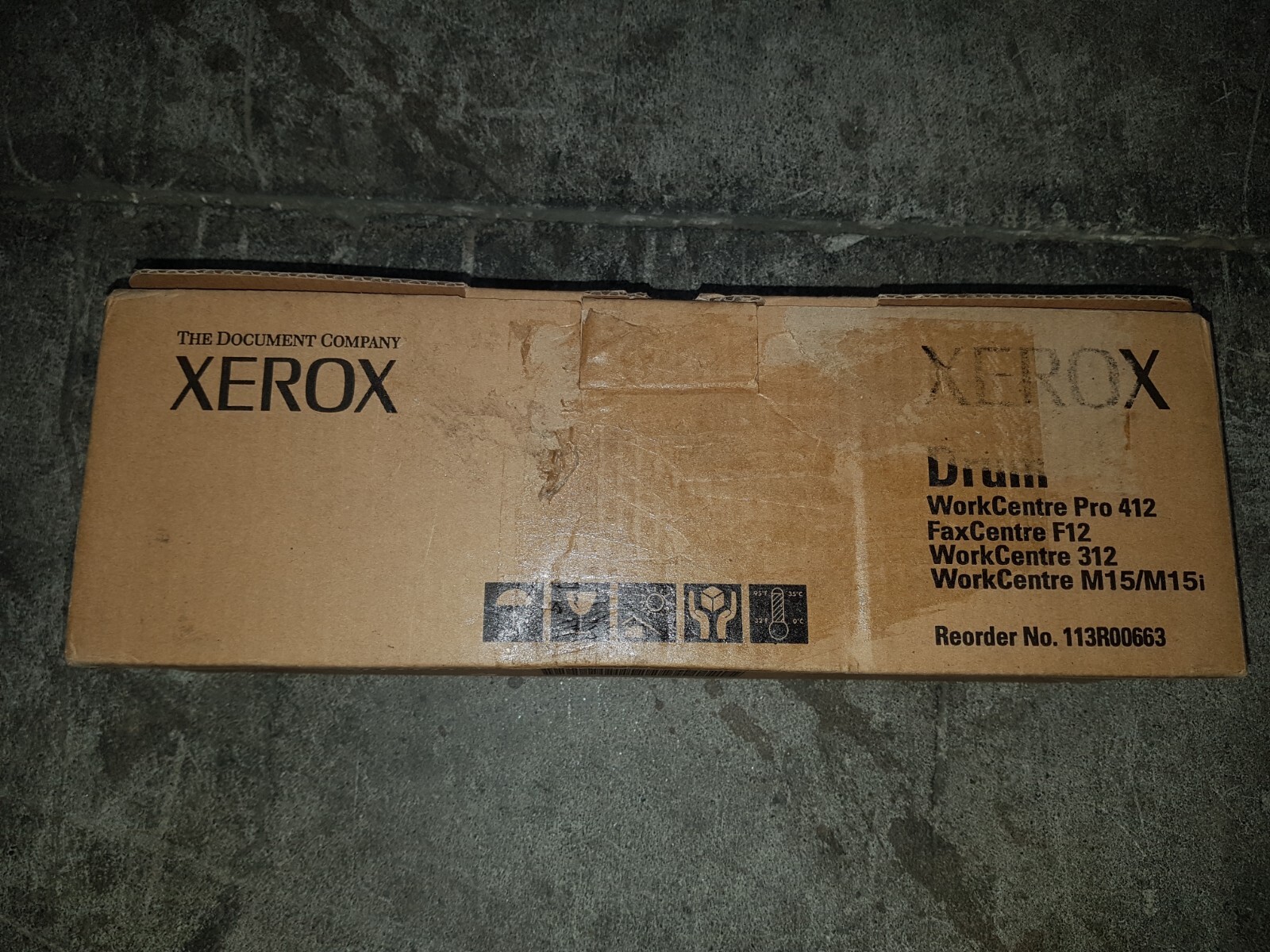Genuine Xerox 113R00663 Drum Cartridge WorkCentre 312 M15 M15i 312 Pro 412 BNIB