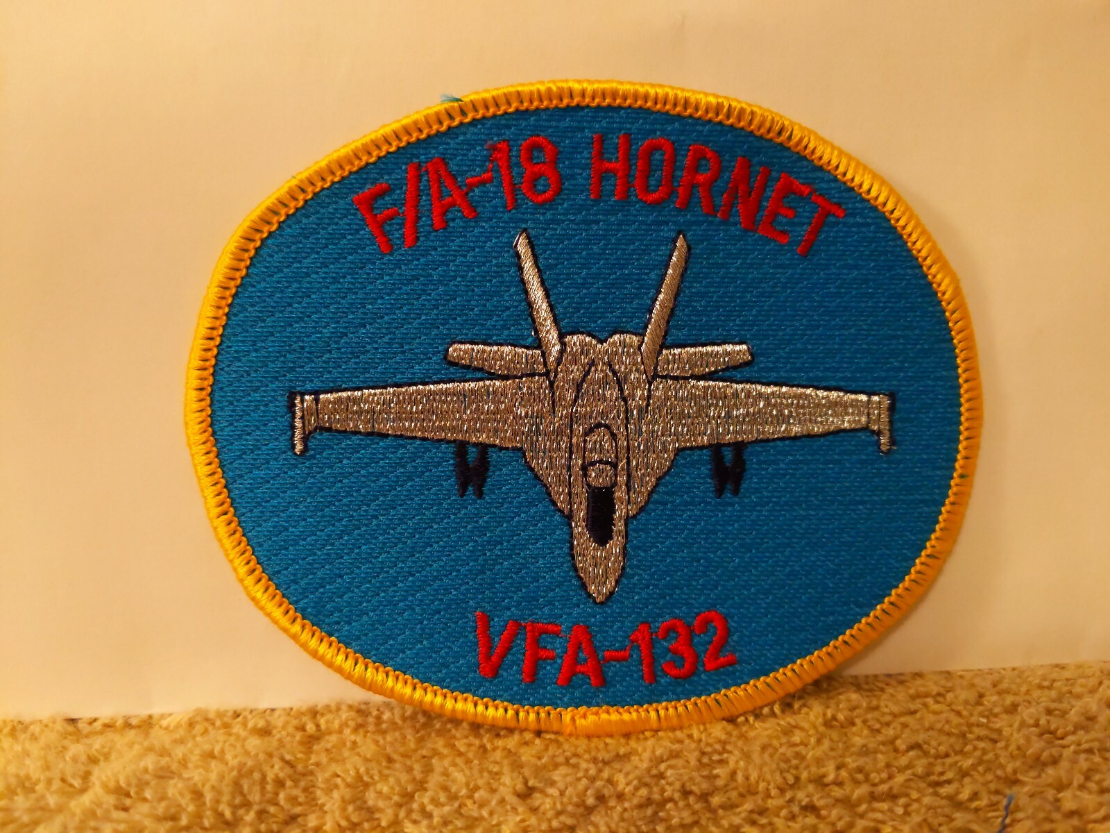 US Navy Patch VFA-132 F/A-18 Hornet 4 1/2 x 3 1/2 inches